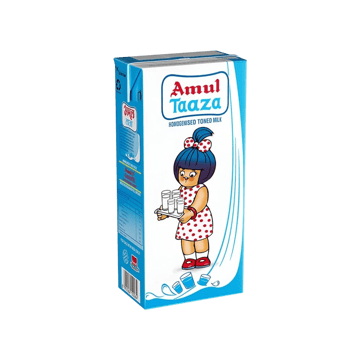 Amul Taaza Homogenised Toned Milk