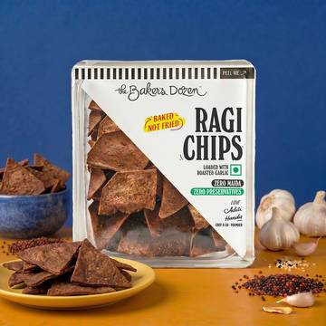 The Baker's Dozen High Protein Ragi Chips