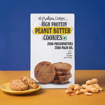 The Baker's Dozen High Protein Peanut Butter Cookies