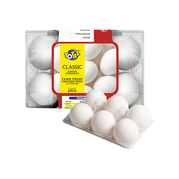 Total Classic Farm Fresh Chicken Protein Rich Eggs