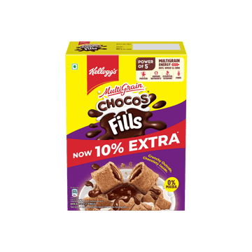 Kellogg's Double Chocolaty Fills Chocos (Crunchy Outside, Creamy Inside)