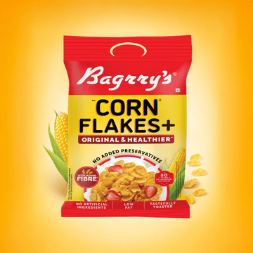 Bagrry's Corn Flakes Plus Original & Healthier (with Fibre Power)