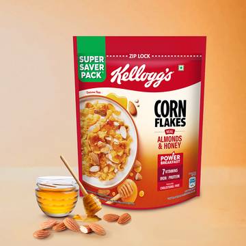 Kellogg's Almonds & Honey Corn Flakes