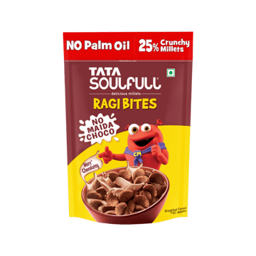 Tata Soulfull Ragi Bites Choco 7 Grains Kids Breakfast Cereal (No Maida)