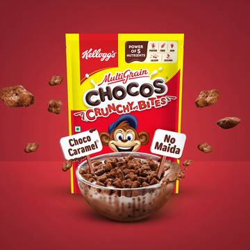 Kellogg's Multigrain Chocos Crunchy Bites Kids Cereal