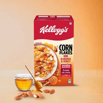 Kellogg's Almonds & Honey Corn Flakes