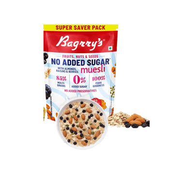 Bagrry's No Added Sugar Muesli (Fruits, Nuts & Seeds)