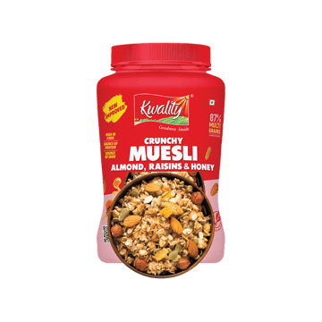 Kwality Crunchy Muesli Almond, Raisins & Honey