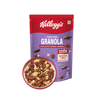 Kellogg's Crunchy Chocolate Cookie Crumble Granola
