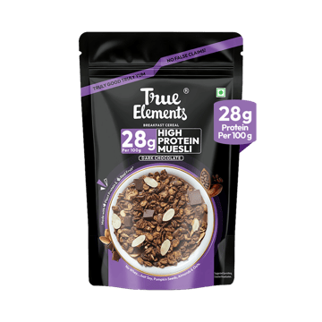 True Elements Dark Chocolate High Protein Muesli