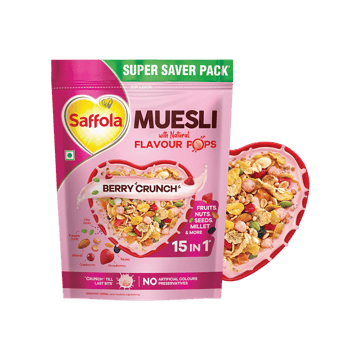Saffola Muesli Fruit & Nut Berry Crunch