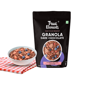 True Elements Dark Chocolate Granola