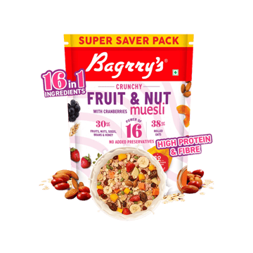Bagrry's Crunchy Muesli 30% Fruit & Nut with Cranberries