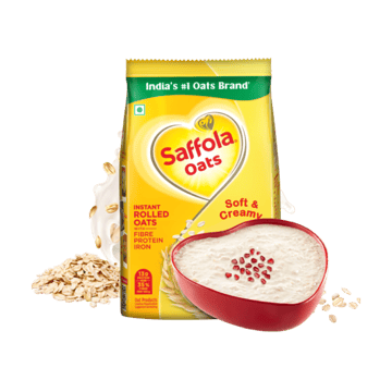 Saffola Oats Soft & Creamy Instant Rolled Oats