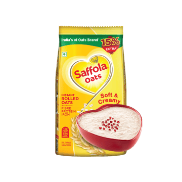 Saffola Oats Soft & Creamy Instant Rolled Oats