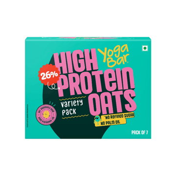 Yoga Bar High Protein Oats - Assorted Pack of 7
