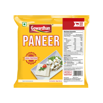 Gowardhan Classic Block Paneer
