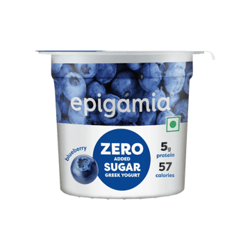 Epigamia Blueberry Flavoured Greek Yogurt