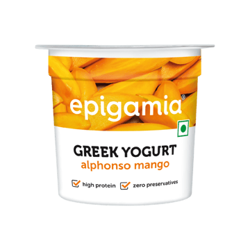 Epigamia Alphonso Mango Flavoured Greek Yogurt