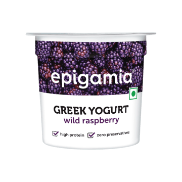Epigamia Wild Raspberry Flavoured Greek Yogurt