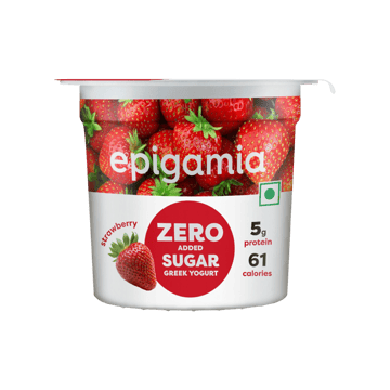 Epigamia Strawberry Flavoured Greek Yogurt