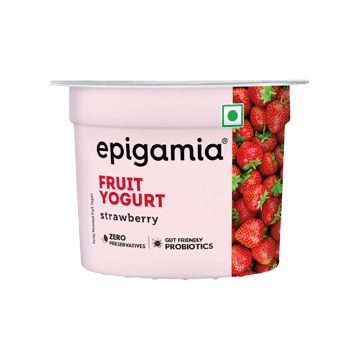 Epigamia Strawberry Fruit Flavoured Yogurt