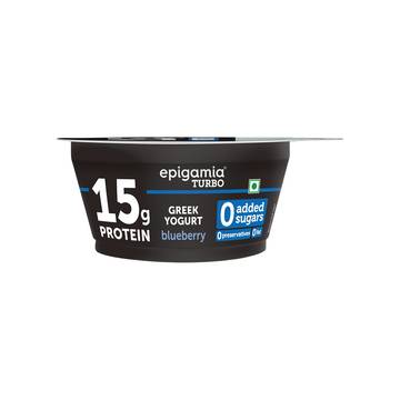 Epigamia Turbo Blueberry Protein Yogurt
