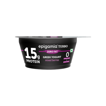 Epigamia Turbo Mixed Berries Flavoured Protein Yogurt