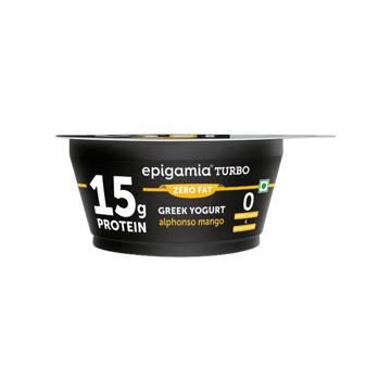 Epigamia Turbo 15 g Alphonso Mango Protein Yogurt