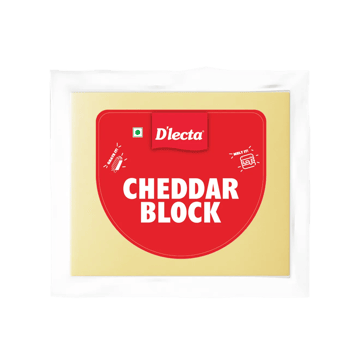 D'lecta 100% Cheddar Cheese Block