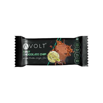 Avolt Mint Chocolate Chip 15g Protein Wafer Bar
