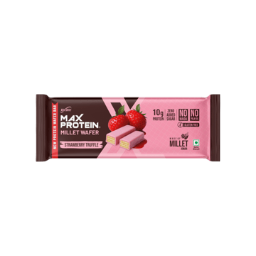 RiteBite Strawberry Truffle Millet Wafer Protein Bar