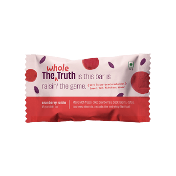 The Whole Truth Cranberry Raisin Protein Bar
