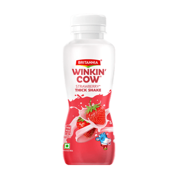 Britannia Winkin Cow Strawberry Thick Milkshake