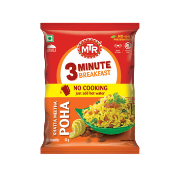 MTR 3 Minute Khatta Meetha Poha Breakfast Mix
