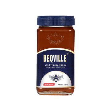 Beqville Organic & Raw Wild Flower Organic Honey