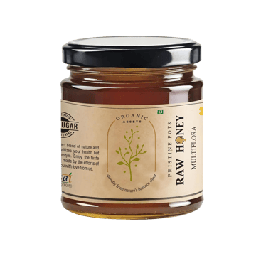 Organic Assets Pure Natural Multiflora Raw Organic Honey