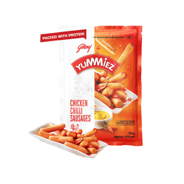 Godrej Yummiez Chilli Chicken Sausage (Frozen)