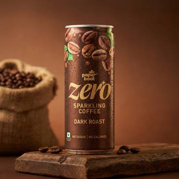 Paper Boat Zero Sugar Sparkling Coffee (Dark Roast)