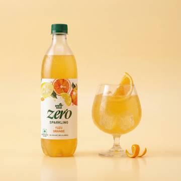 Paper Boat Zero Sugar Yuzu Orange Sparkling Drink