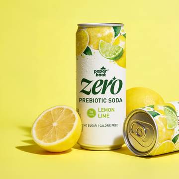Paper Boat Zero Prebiotic Soda (Lemon Lime)