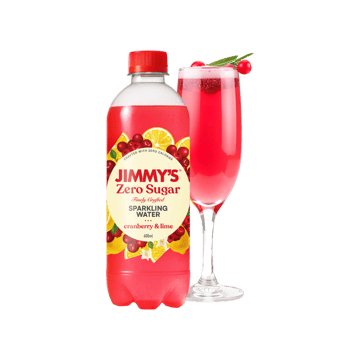 Jimmy's Zero Sugar Cranberry Lime Sparkling Drink