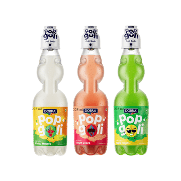 Dobra Pop Goli Soda - Nimbu Masala +  Pop Goli Soda - Kokum Jeera +  Pop Goli Soda - Apple Mojito Combo