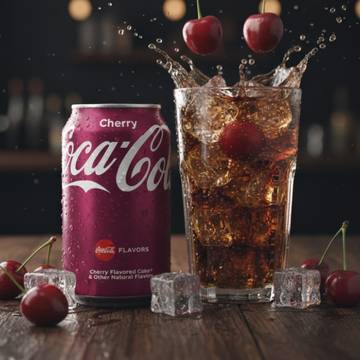 Coca-Cola Cherry Flavoured Soft Drink