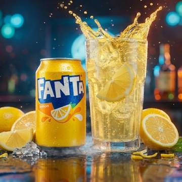 Fanta Lemon Flavour Soft Drink