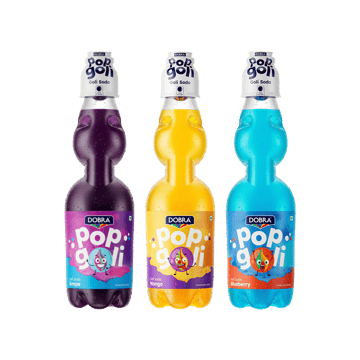 Dobra Pop Goli Soda - Grape +  Mango Goli Soda +  Blueberry Goli Soda Combo