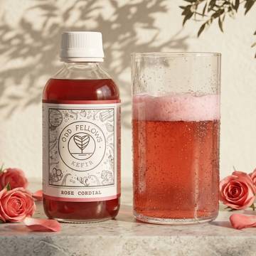 Odd Fellows Rose Cordial Probiotic Sparkling Drink
