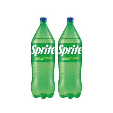 Sprite Lime Soft Drink (2 l) - Pack of 2