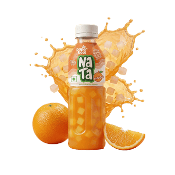 Paper Boat Nata De Coco Orange Juice