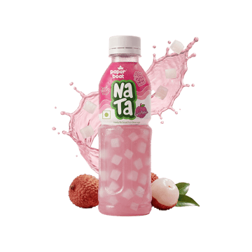 Paper Boat Nata De Coco Lychee Juice
